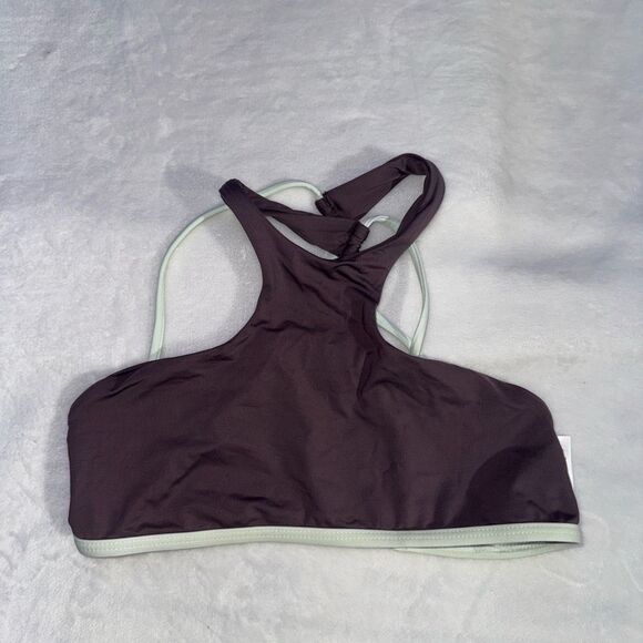 L*SPACE HAUTE TANK HALTER STRAPPY BIKINI TOP Size Small - Picture 7 of 8